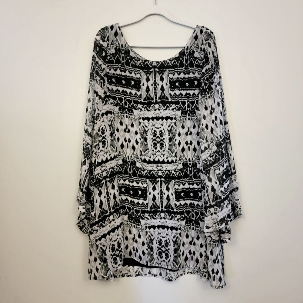 Show Me Your Mumu Ikat Top